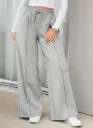 Q - RIOUS Women's Wide Leg Drawstring Relaxed Fit Trouser