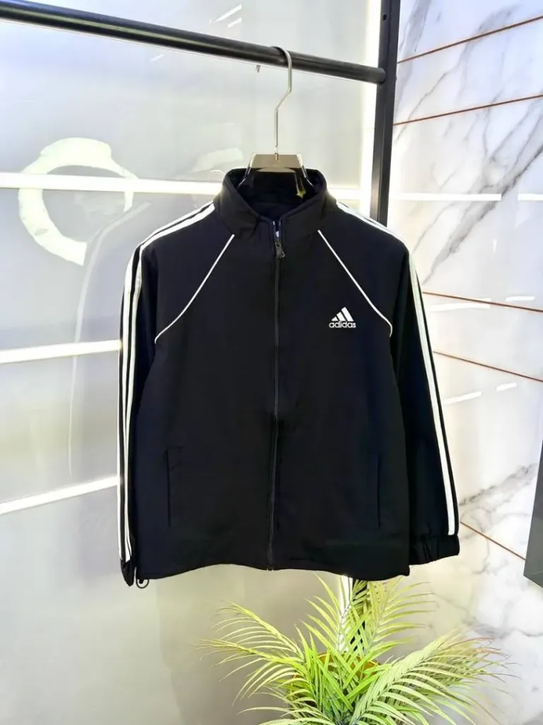 Adida s Imported Black Premium Wind Shetter Jacket F3316-BL