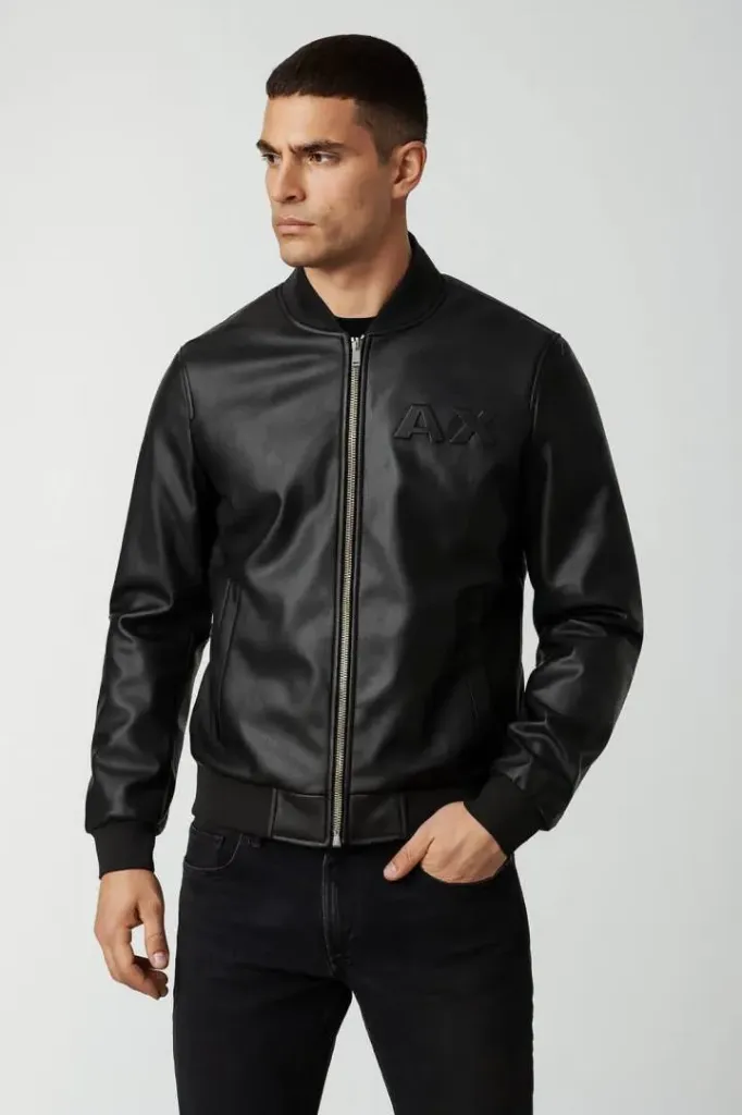 Arman_i Exchange AX Black Premium Leather Jacket 508