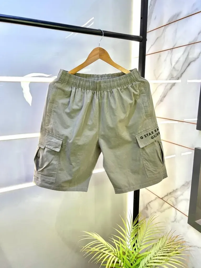 G-sta r Raw Imported Grey Cotton Premium Shorts F2689-GY