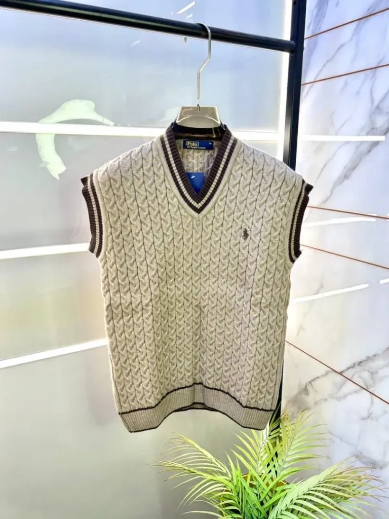Ralph_Lauren Imported Brown Super Premium Sweaters F3345-BR