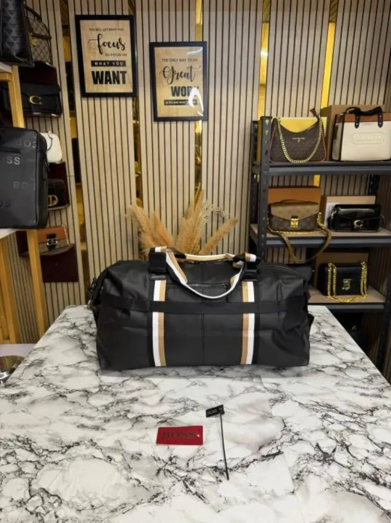 Hugo_Boss_Travel_Duffle_Bag_With_Strap_(29001-Black)