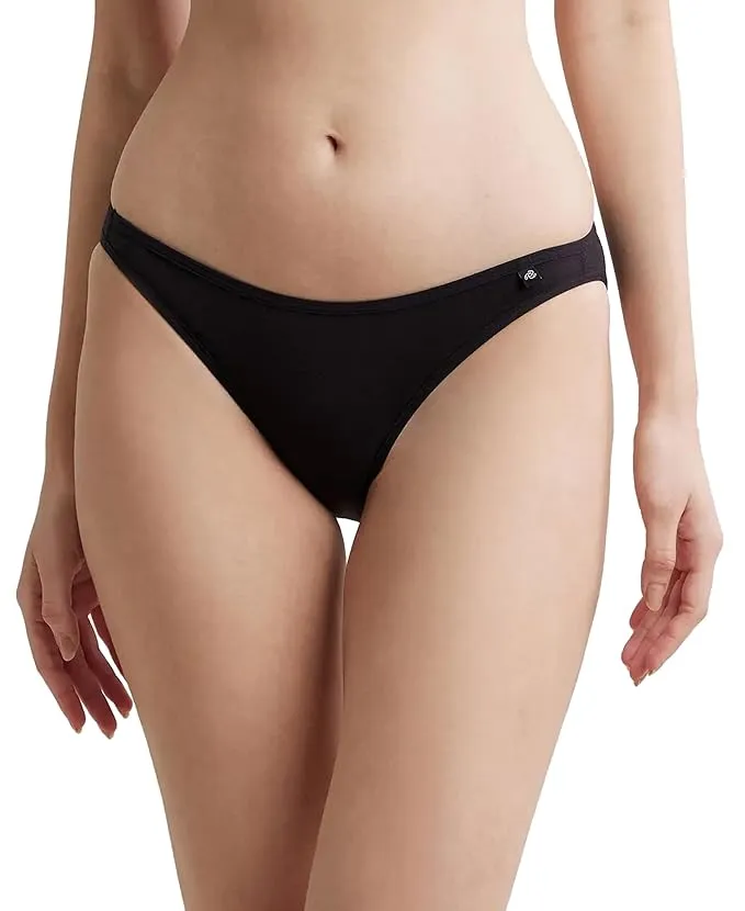 Jockey SS02 Women's Super Combed Cotton Elastane Stretch Low Waist Bikini with Concealed Waistband and Stay Fresh Treatment